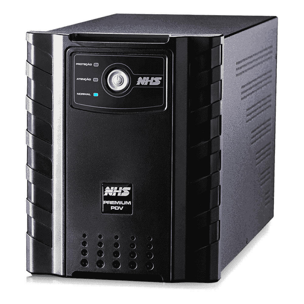 Nobreak NHS Premium PDV 600VA E.Bivolt / S.220V ou 120V (jumper interno) Bateria Estacionária 1 x 45Ah - 90.A1.006301 Nobreak NHS Premium PDV 600VA E.Bivolt / S.220V ou 120V (jumper interno) Bateria Estacionária 1 x 45Ah - 90.A1.006301
