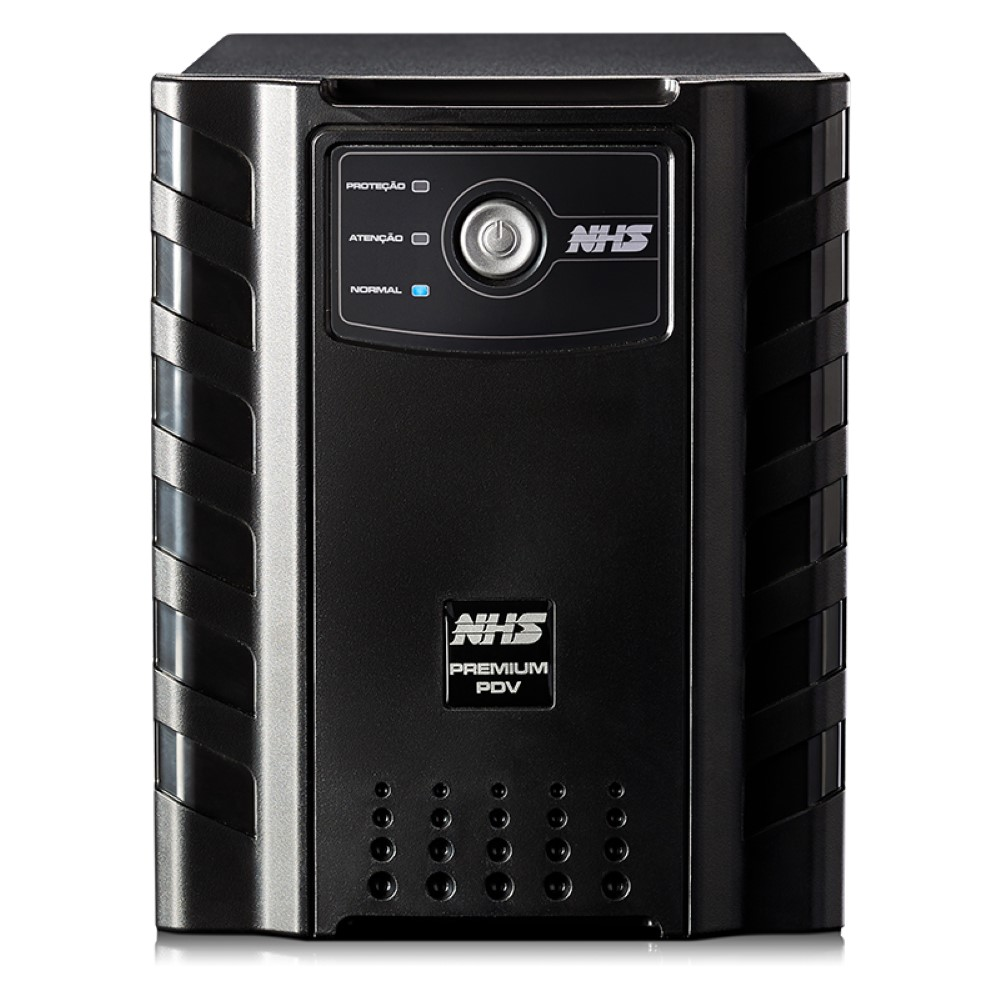 Nobreak NHS Premium PDV 1200VA E.Bivolt / S.220V ou 120V (jumper interno) Bateria Estacionária 1x45Ah - 90.C1.012201 Nobreak NHS Premium PDV 1200VA E.Bivolt / S.220V ou 120V (jumper interno) Bateria Estacionária 1x45Ah - 90.C1.012201
