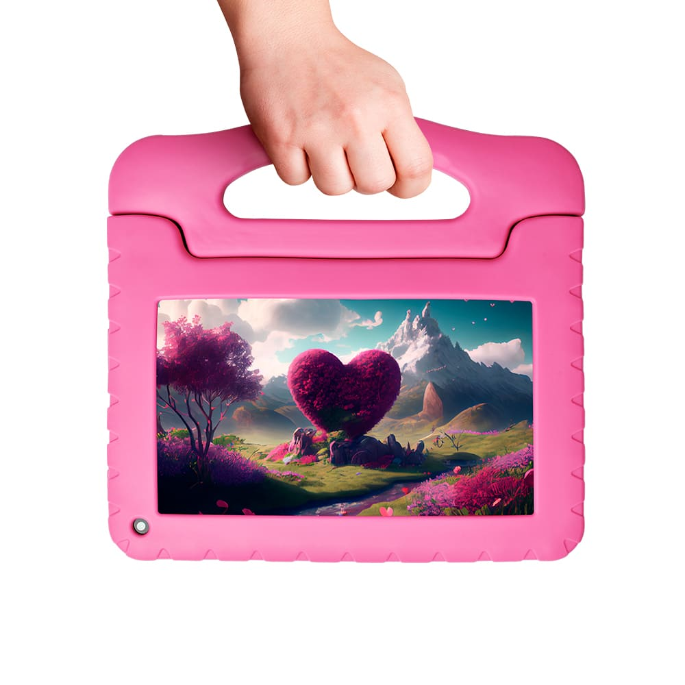Tablet Kid Multi 4GB RAM 64GB Wi-Fi USB 2MP 7" NB411 - Rosa Tablet Kid Multi 4GB RAM 64GB Wi-Fi USB 2MP 7" NB411 - Rosa