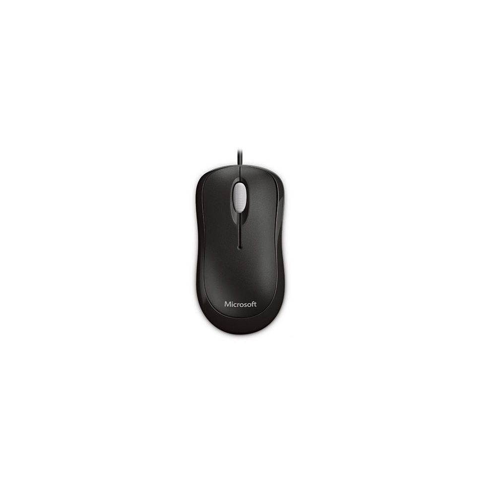 Mouse Microsoft Basic Optical USB 3 Botões - Preto