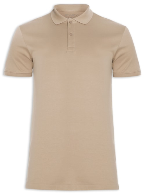 Polo Masculina Ned Inter - Bege Polo Masculina Ned Inter - Bege