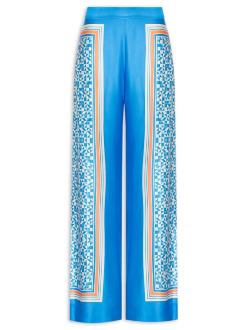 Calça Feminina Estampada - Azul Calça Feminina Estampada - Azul
