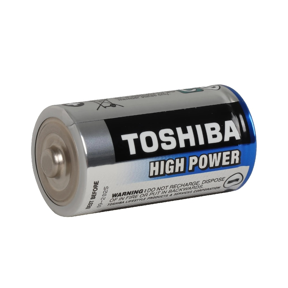 Pilha Alcalina Toshiba C 1,5V Com 2 Pilhas - 72447 (Caixa com 10 Blisters)
