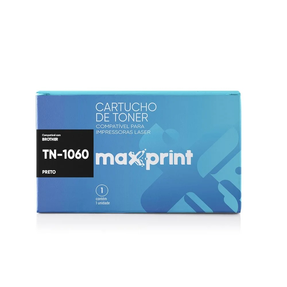 Cartucho de Toner Maxprint Impressora Laser Compatível C/ Brother - TN-1060
