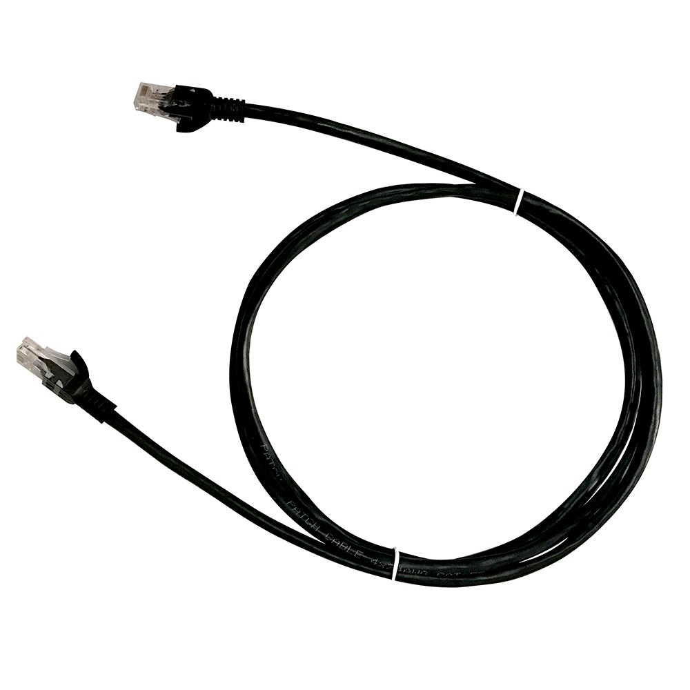 Cabo de Rede Plus Cable Patch Cord CAT6 C/RJ45 1,5m - Preto