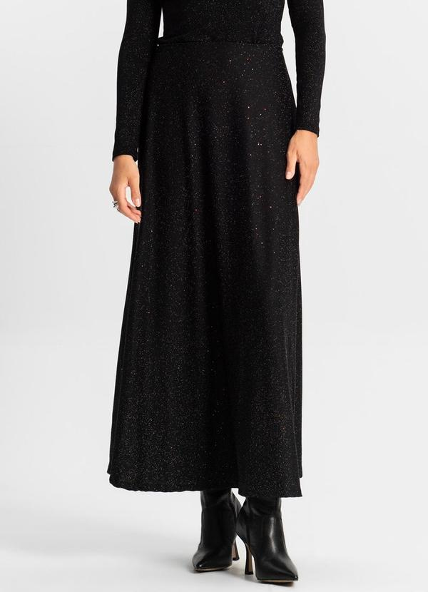 Saia Midi Preto Saia Midi Preto