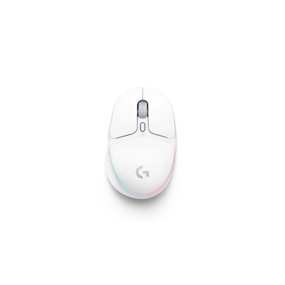 Mouse Gamer Logitech G705 Wireless/Bluetooth 6 Botões RGB C/Bateria Recarregável - Branco
