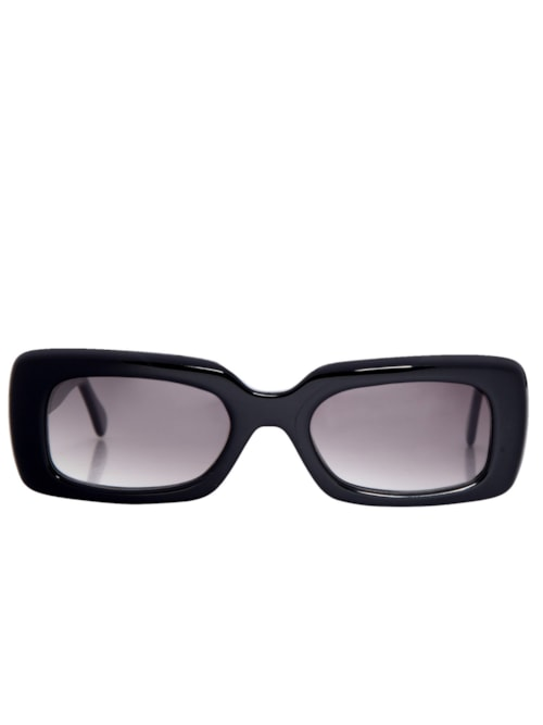 Óculos De Sol Feminino Adulto Mônaco Degradê - Preto
