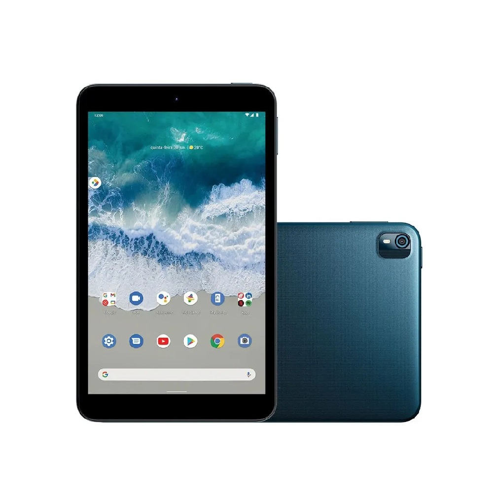 Tablet Nokia T10 4G 64GB Tela 8 HD Wi-Fi Android 12 - Azul Tablet Nokia T10 4G 64GB Tela 8 HD Wi-Fi Android 12 - Azul