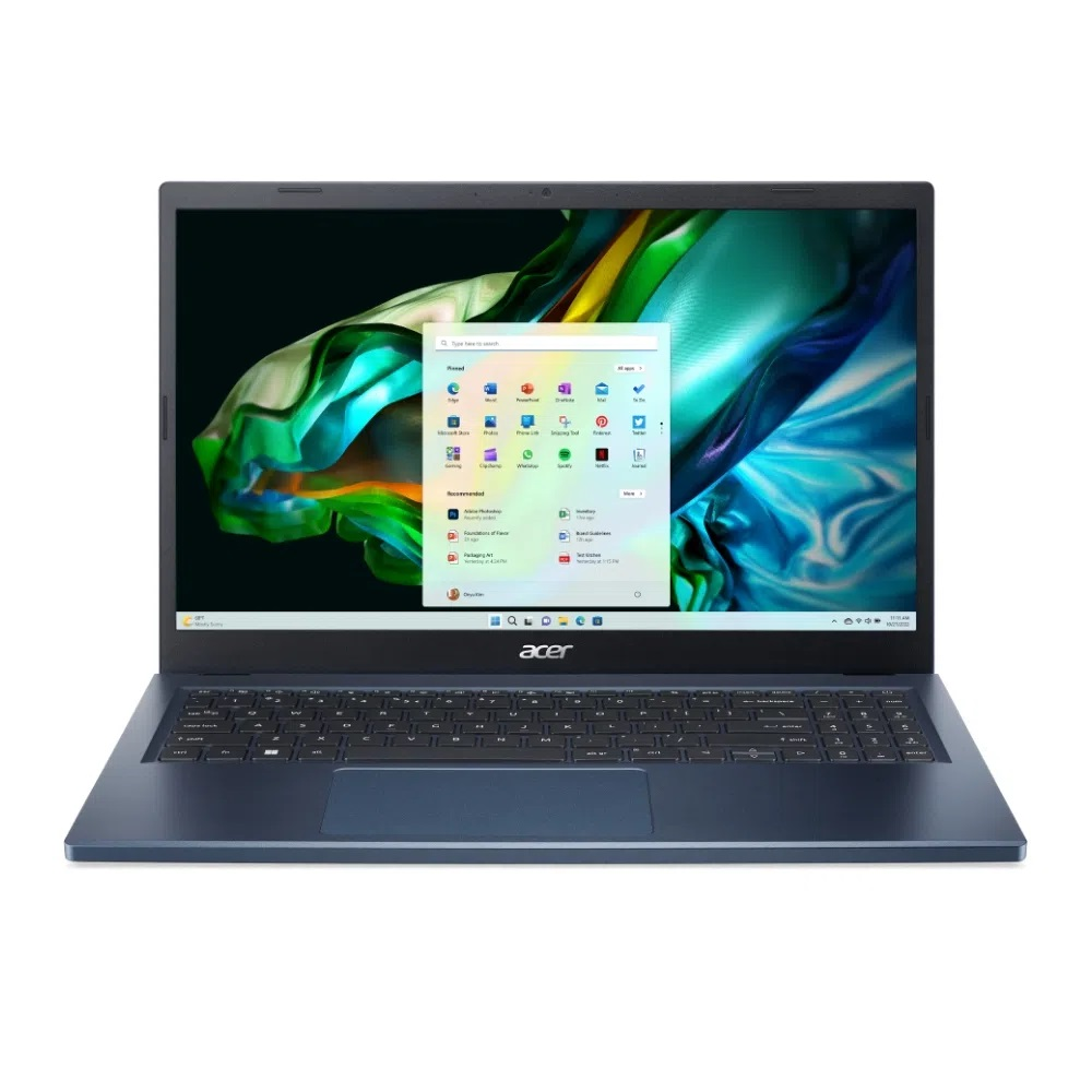 Notebook Acer Aspire 3 Ryzen 5 7520U 8GB DDR5 256GB SSD Tela 15.6 Windows 11 Home - Prata