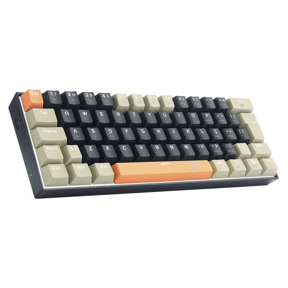 Teclado Mecânico Redragon Lakshmi Sunset Switch Redragon MK II RGB C/Fio Preto