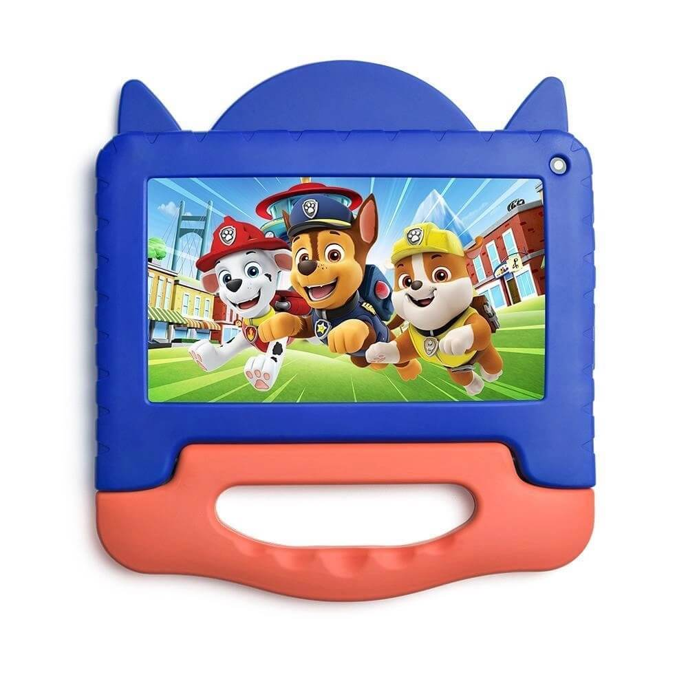 Tablet Multi Patrulha Canina Chase 7" 4GB RAM 64GB Azul - NB421 Tablet Multi Patrulha Canina Chase 7" 4GB RAM 64GB Azul - NB421