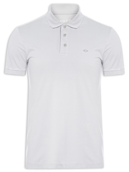 Polo Masculina Piquet Lisa - Cinza Polo Masculina Piquet Lisa - Cinza