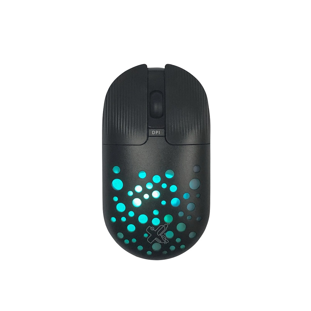 Mouse Wireless Maxprint Hive RGB 1200 DPI USB 2.0 C/Bateria Lítio - Preto