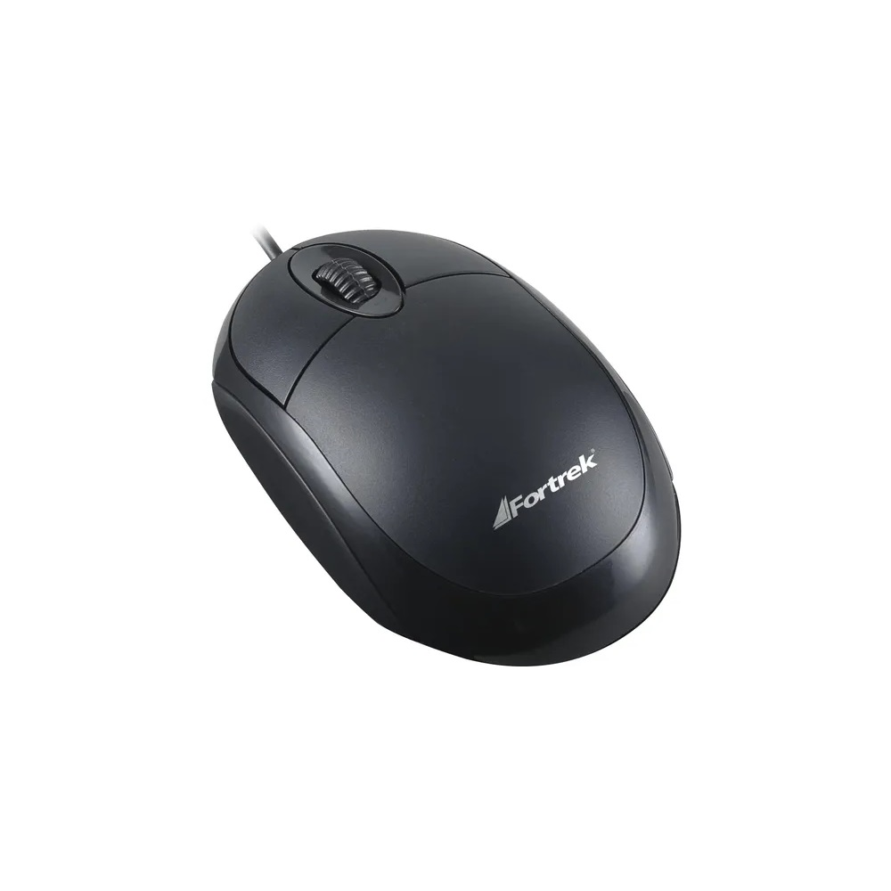 Mouse Óptico Fortrek OML-101 USB 1,2m 800 DPI - Preto