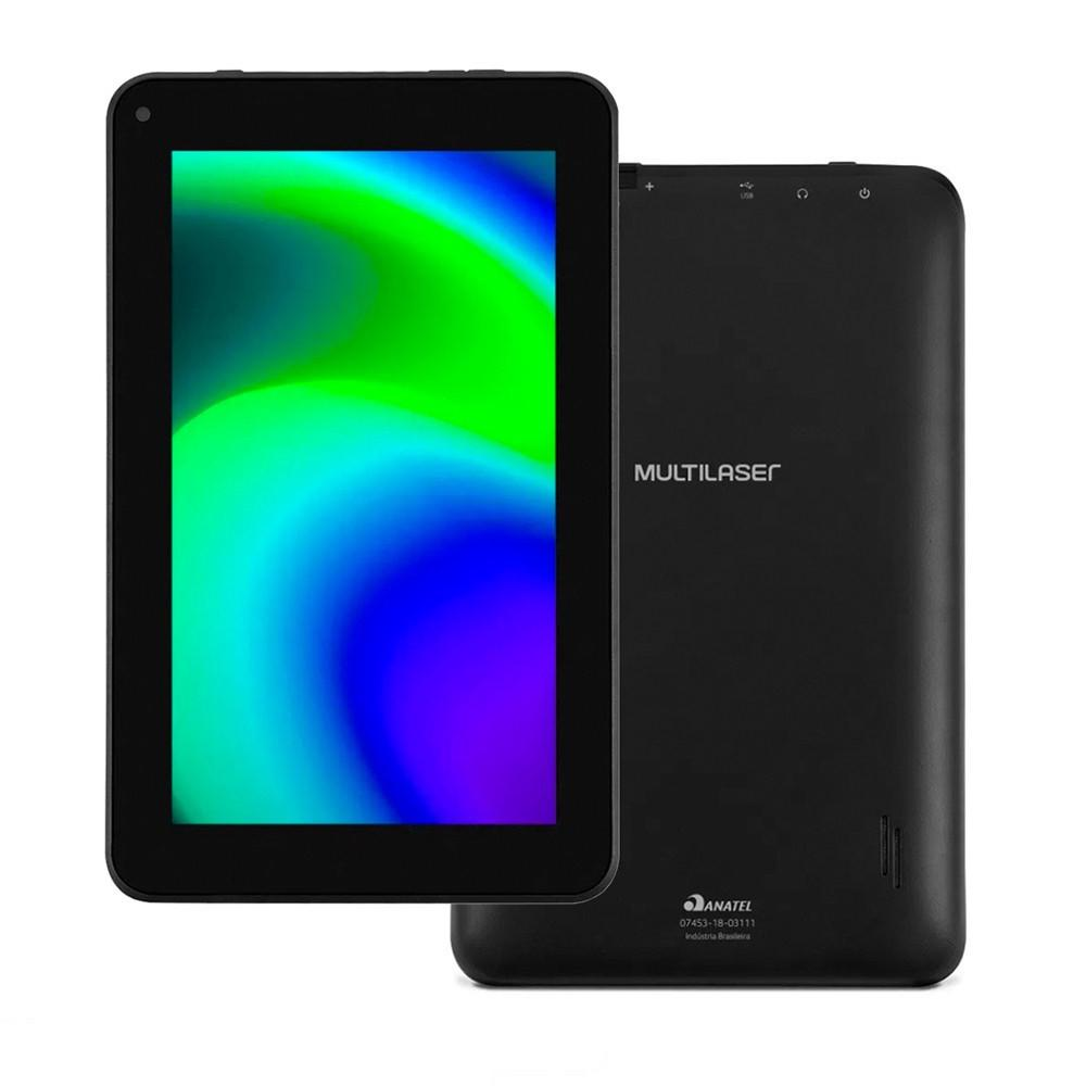 Tablet Multi M7 NB355 Quad Core 1GB RAM Android 11 Go 2MP 32GB Tela 7" - Preto