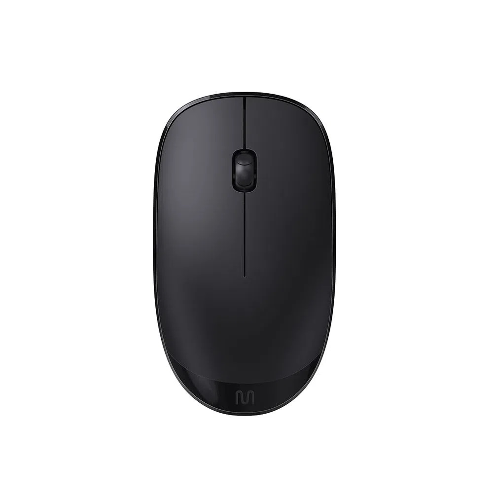 Mouse Wireless Multi MO380 3 Botões Slim 12000DPI - Preto