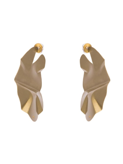 Brinco Feminino Cairo Em Metal - Dourado