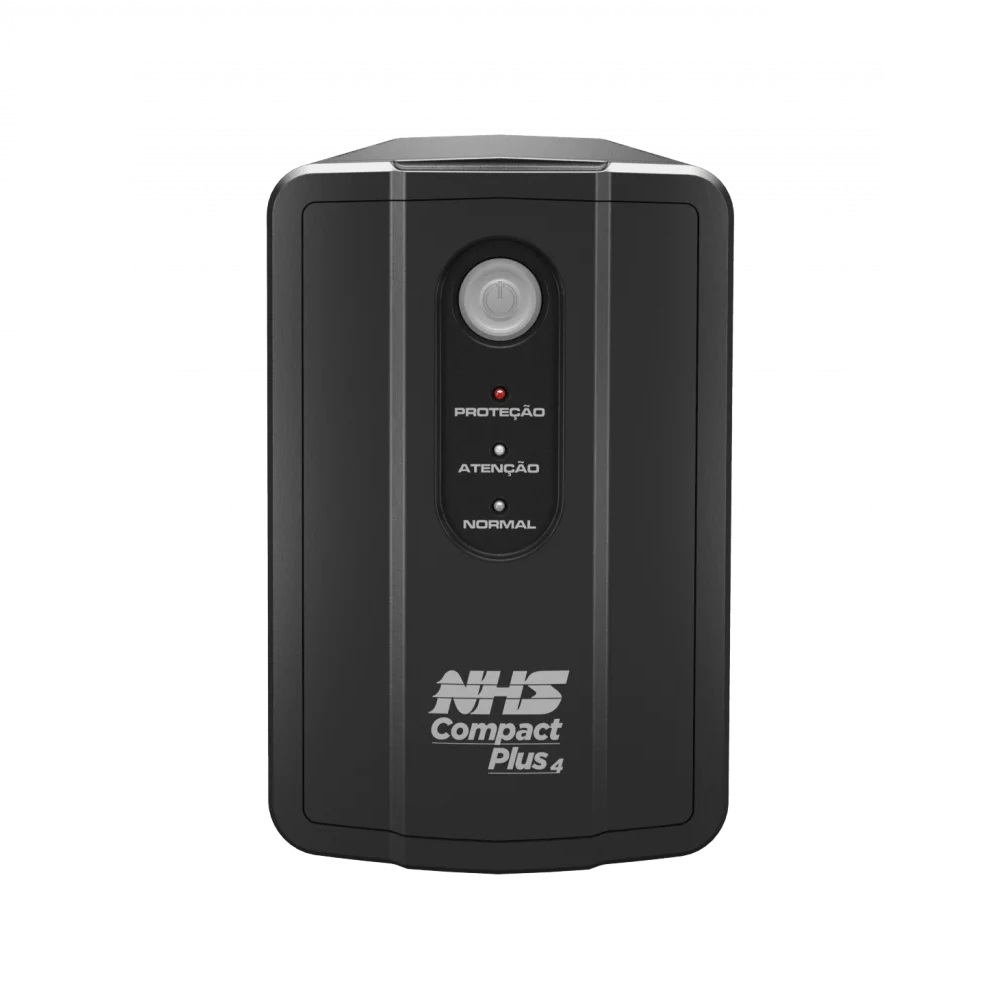 Nobreak NHS Compact Plus 4 Senoidal 1400VA Entrada Bivolt Saída 220V ou 120 (Jumper Interno) 2 Bat 9Ah USB ENG - 91.B0.A01409 Nobreak NHS Compact Plus 4 Senoidal 1400VA Entrada Bivolt Saída 220V ou 120 (Jumper Interno) 2 Bat 9Ah USB ENG - 91.B0.A01409