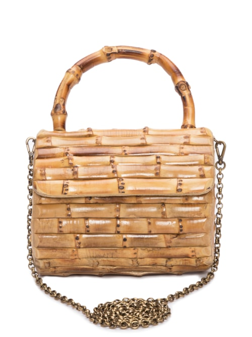 Bolsa Feminina Bebel Bambu - Bege Bolsa Feminina Bebel Bambu - Bege