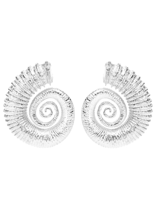 Brinco Feminino Caracol - Prata Brinco Feminino Caracol - Prata