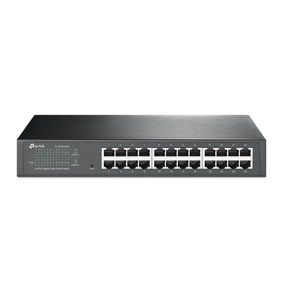 Switch TP-Link Easy Smart 24 portas TL-SG1024DE Gigabit Switch TP-Link Easy Smart 24 portas TL-SG1024DE Gigabit