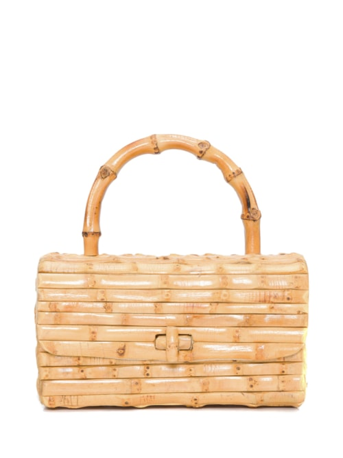 Bolsa Feminina Lilian Bambu - Bege