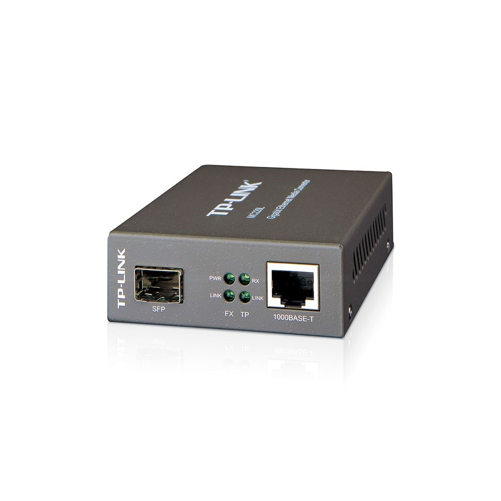 Conversor de Mídia TP-LINK MC220L Fibra Óptica Gigabit 10/100/1000Mbps Multi Modo/Modo único Conversor de Mídia TP-LINK MC220L Fibra Óptica Gigabit 10/100/1000Mbps Multi Modo/Modo único
