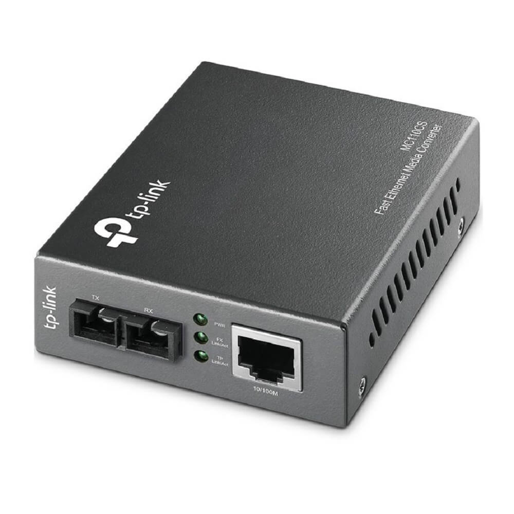 Conversor de Mídia TP-Link MC110CS Fibra Óptica 10/100Mbps Conversor de Mídia TP-Link MC110CS Fibra Óptica 10/100Mbps