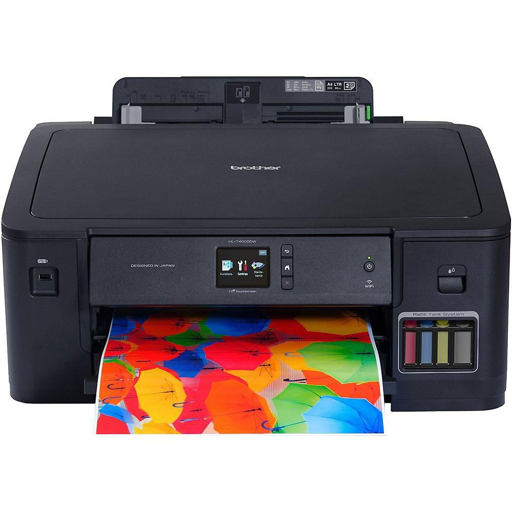Impressora Jato de Tinta Brother Ethernet Wi-Fi USB 2.0 Duplex 110V Colorida - HLT4000DW