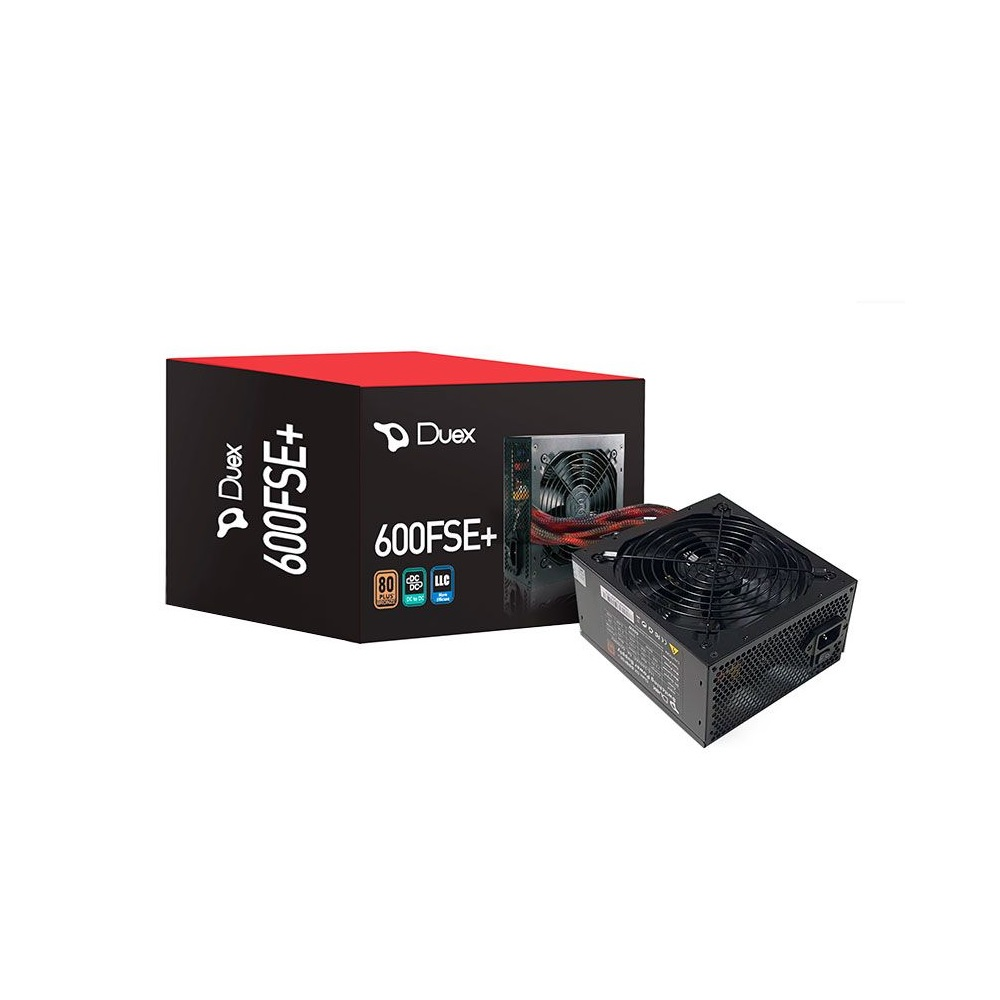Fonte Duex DX-600FSE+ 600W 80 Plus Bronze PFC Ativo Com Cabo