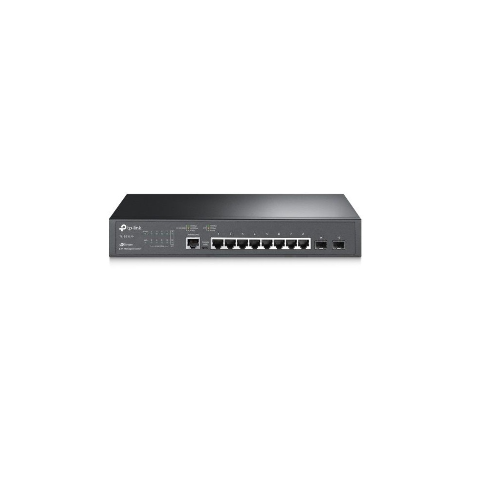 Switch TP-Link L2 8 Portas 2 Slots SFP Jetstream - TL-SG3210 Switch TP-Link L2 8 Portas 2 Slots SFP Jetstream - TL-SG3210