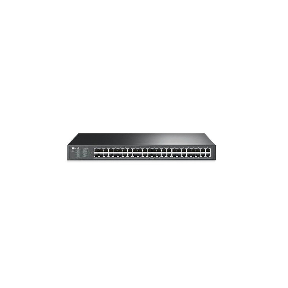 Switch TP-Link Montável em Rack de 48 portas 10/100Mbps TL-SF1048 Switch TP-Link Montável em Rack de 48 portas 10/100Mbps TL-SF1048
