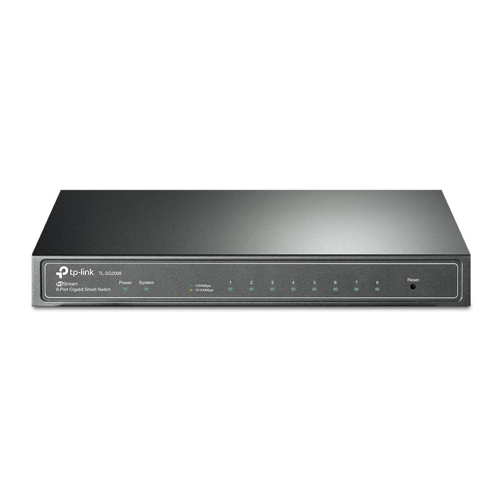 Switch TP-Link 08 Portas Smart Gigabit JetStream - TL-SG2008 Switch TP-Link 08 Portas Smart Gigabit JetStream - TL-SG2008