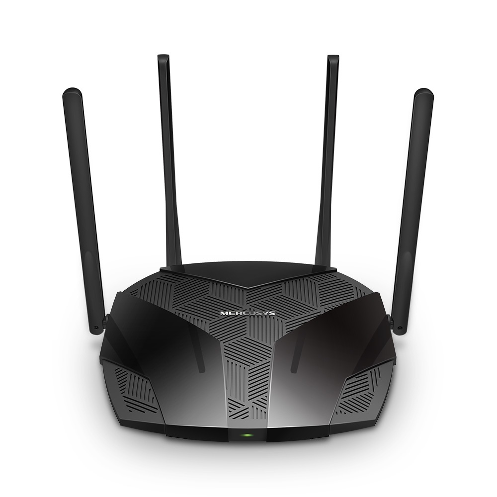 Roteador Mercusys MR70X Wi-Fi 6 AX1800 Dual Band Gigabit 4 Antenas Fixas