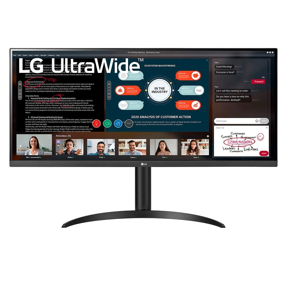 Monitor Ultra Wide LG 34 Full HD 75Hz IPS 5ms HDMI 34WP550