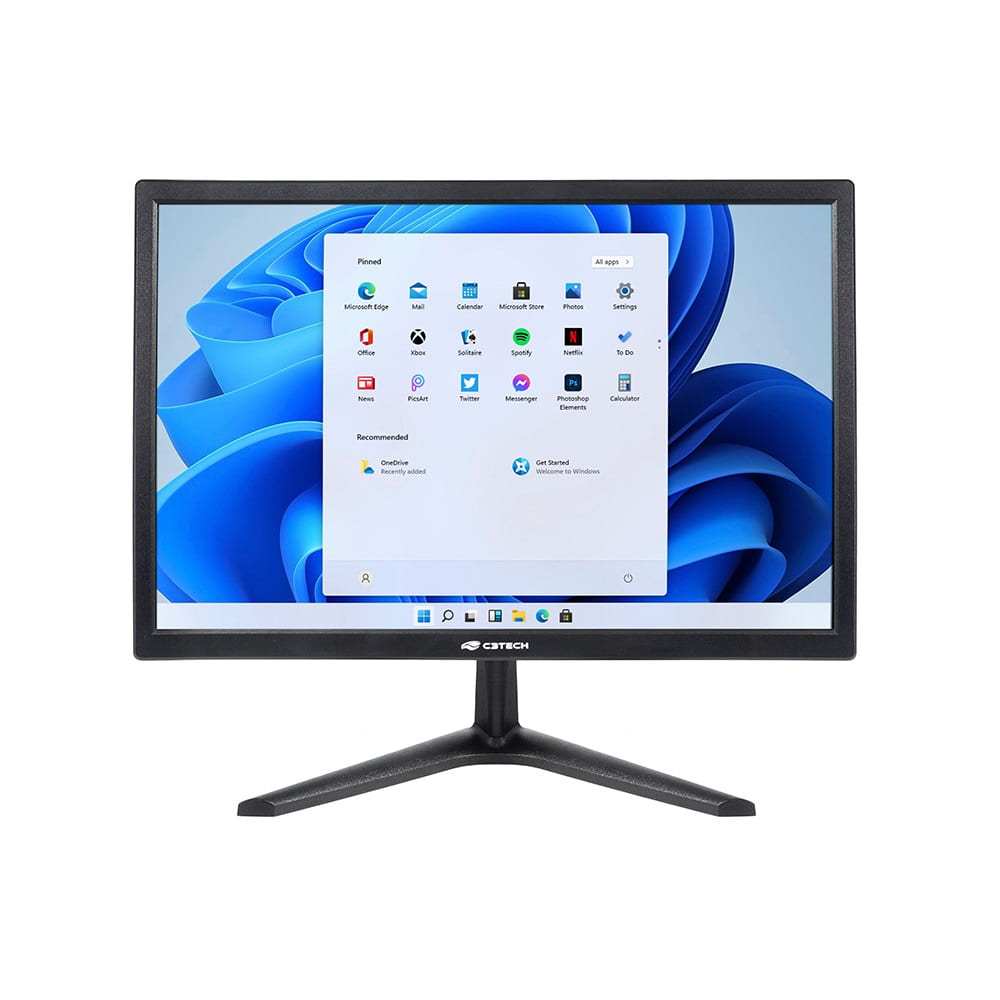 Monitor LED C3Tech 19" MR-19 HD 1440 x 900 VGA HDMI IPS - 313140530100