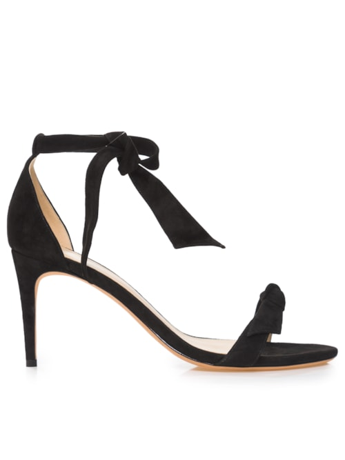 Sandália Feminina Clarita 75 Suede - Preto Sandália Feminina Clarita 75 Suede - Preto