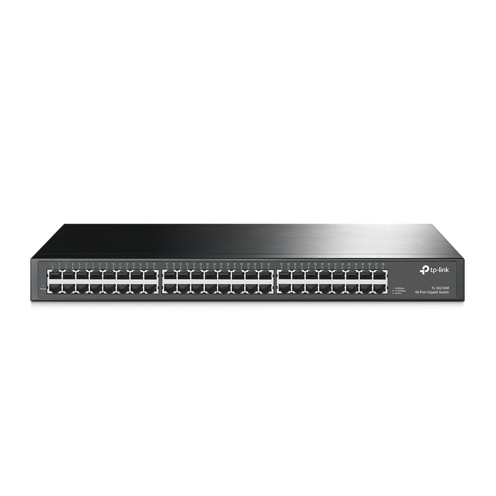Switch TP-Link 48 Portas Gigabit 10/100/1000Mbps Rack - TL-SG1048 Switch TP-Link 48 Portas Gigabit 10/100/1000Mbps Rack - TL-SG1048