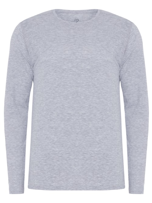 Camiseta Masculina Pima Berlim Gola Careca Regular Fit - Cinza