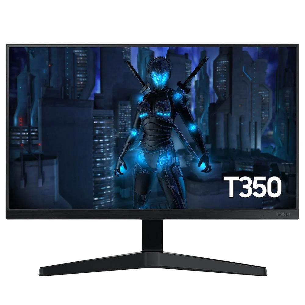 Monitor Gamer Samsung 24" IPS T350 HDMI Full HD VGA FreeSync 1920x1080 - LF24T350FHLMZD