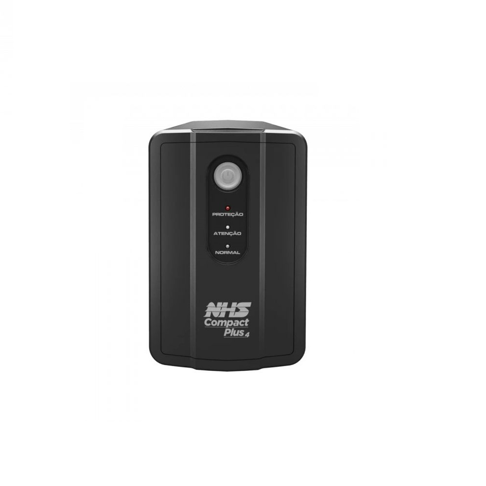 Nobreak NHS Compact Plus 4 1400VA E. Bivolt S.120V ou Conf 220V Bat 2x7Ah - 90.C1.B01400