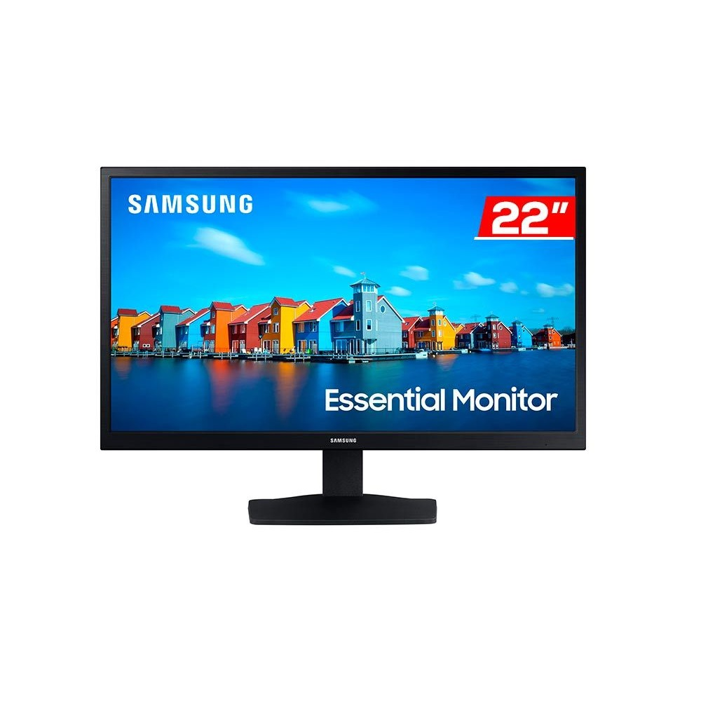 Monitor Samsung 22" S33A Full HD Fhd 60Hz Preto - LS22A33ANHLXZD