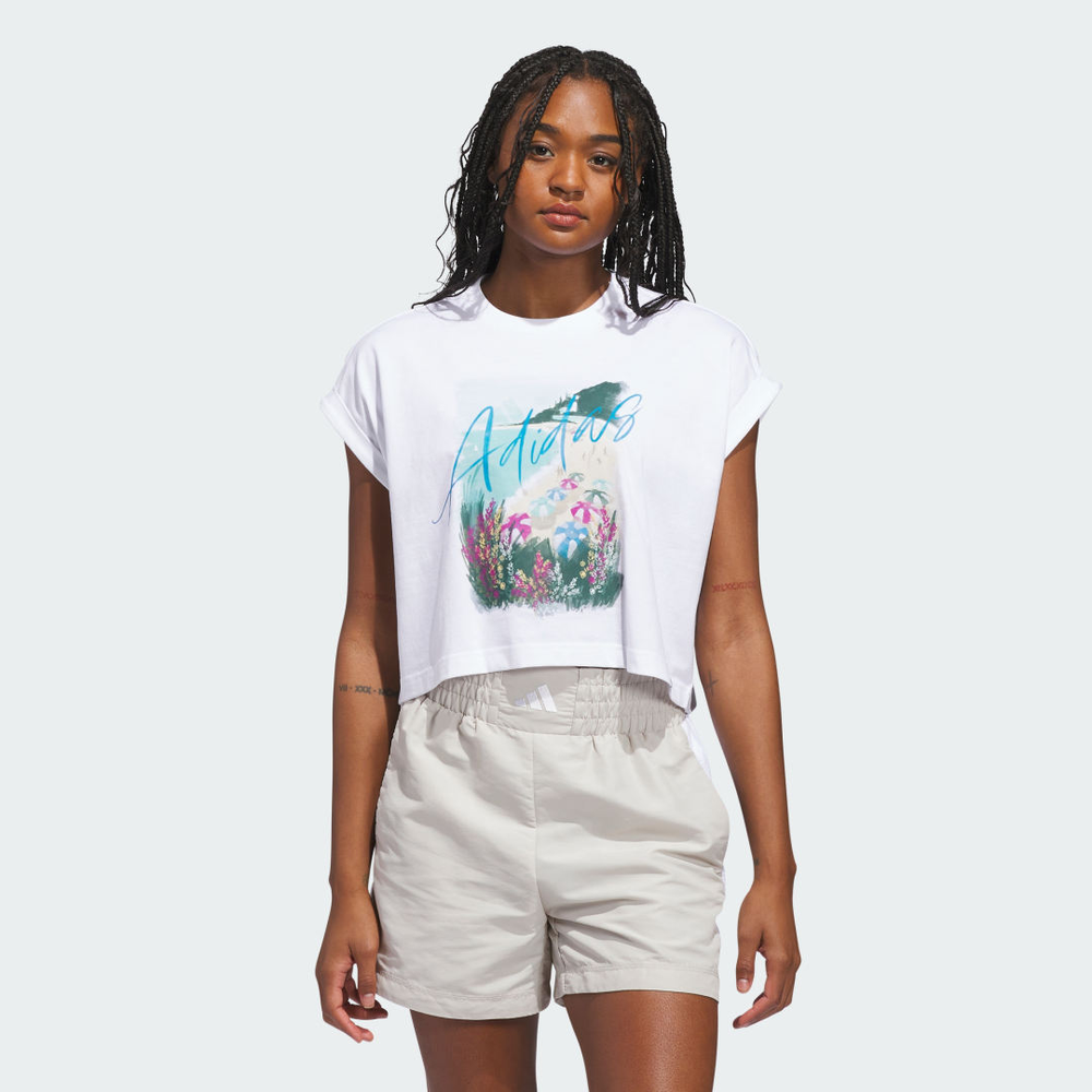 Camiseta Estampada Summer Romance Mulher adidas Camiseta Estampada Summer Romance Mulher adidas