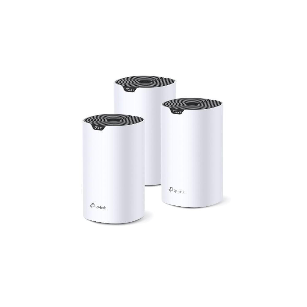 Roteador TP-Link DECO S7 Unidades AC1900 Wi-Fi Mesh Dual Band 2,4/5Ghz - Kit c/ 03