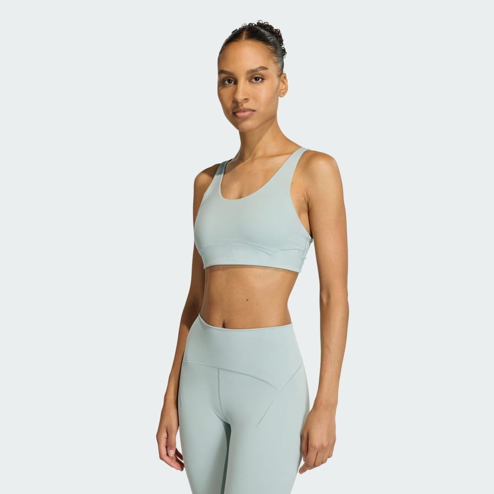 Top Esportivo de Suporte Médio All Me Luxe Mulher adidas Top Esportivo de Suporte Médio All Me Luxe Mulher adidas