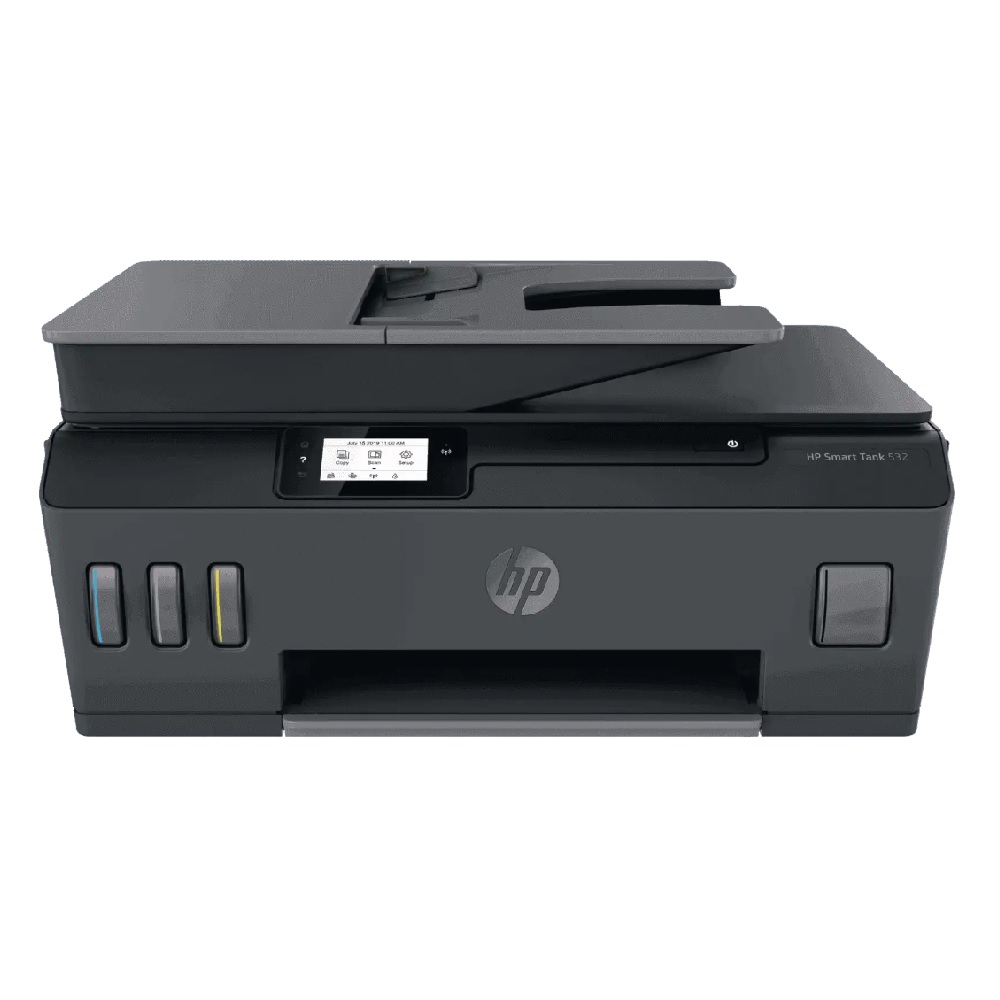 Impressora Multifuncional HP Smart Tank 532 Tanque De Tinta Wi-Fi Bluetooth USB ADF Automático Bivolt - Preto Impressora Multifuncional HP Smart Tank 532 Tanque De Tinta Wi-Fi Bluetooth USB ADF Automático Bivolt - Preto
