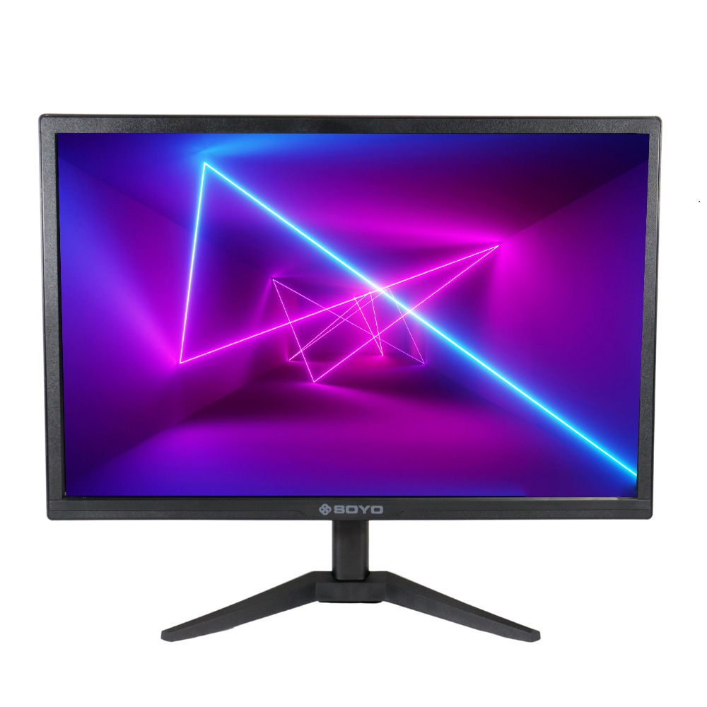 Monitor LED Soyo 18,5'' SM185 VESA HDMI VGA 1366x768 - Preto