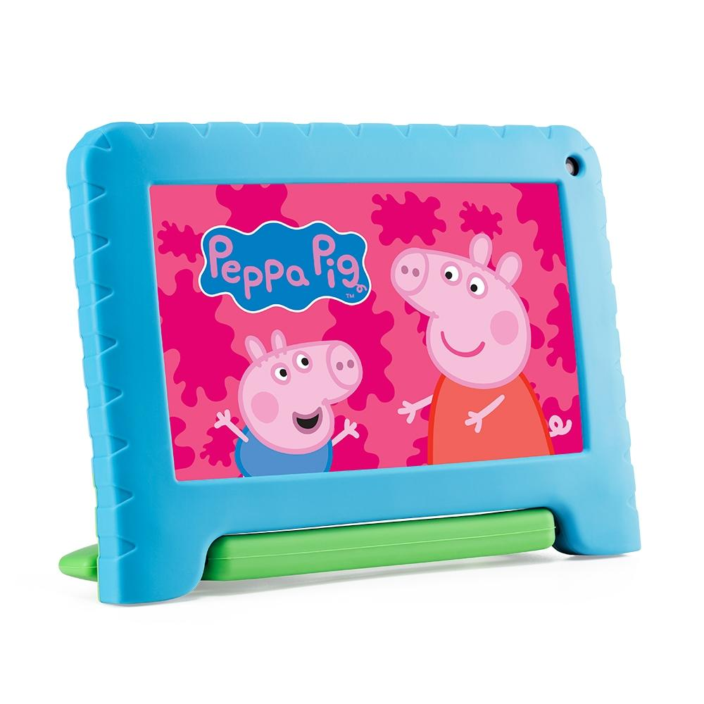 Tablet Multilaser Peppa Pig NB375 Quad Core 1GB RAM Android11 Go 2MP Tela 7" 32GB Bluetooth - Azul Tablet Multilaser Peppa Pig NB375 Quad Core 1GB RAM Android11 Go 2MP Tela 7" 32GB Bluetooth - Azul