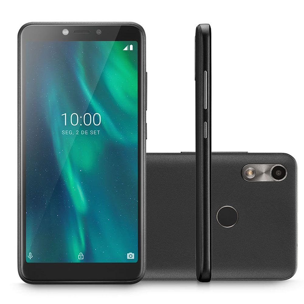 Smartphone Multilaser F 3G P9130 Quad Core Android 9 1GB RAM 5MP/5MP 32GB Tela 5,5" - Preto Smartphone Multilaser F 3G P9130 Quad Core Android 9 1GB RAM 5MP/5MP 32GB Tela 5,5" - Preto